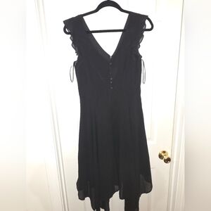 Modcloth Black Asymmetrical Dress